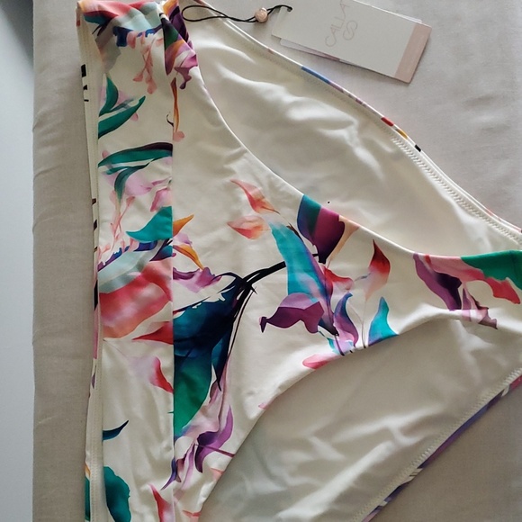 NWT Calla Midrise Bikini Bottoms Women Size XL - Picture 2 of 3